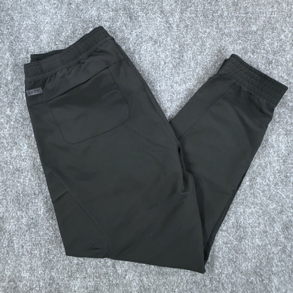 Rhone Mens Active Jogger Pants XL Charcoal Gray Zipper Pockets 102018